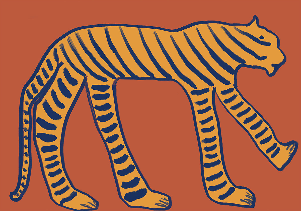 Bold Tiger Stride (NEW) - Posterbox