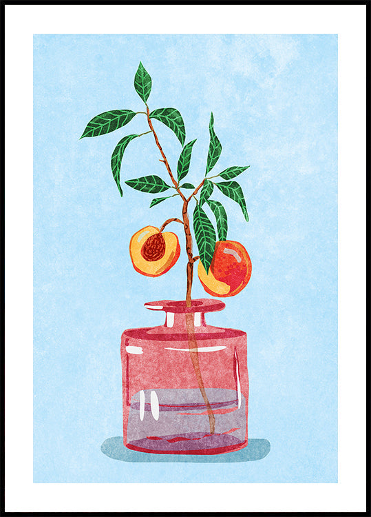 Peach Tree in Vase (NEW) - Posterbox