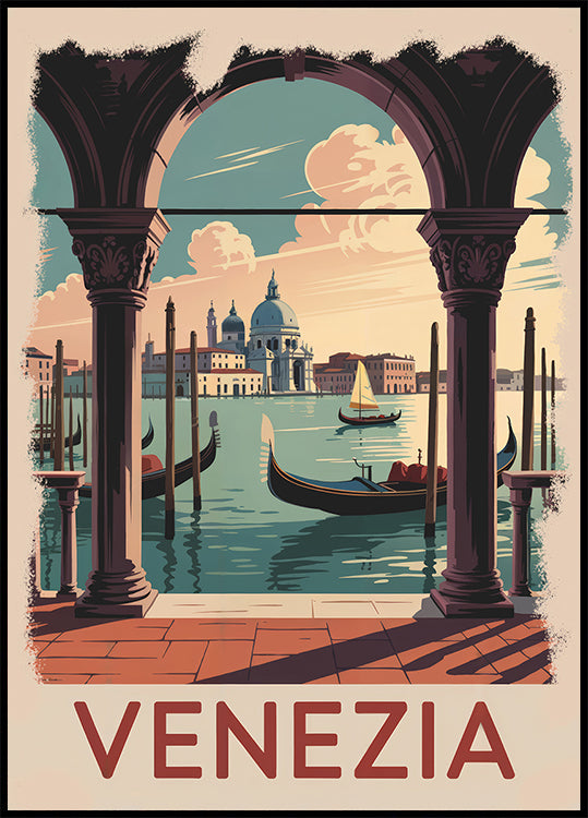 Venezia Vintage Travel Poster (NEW) - Posterbox