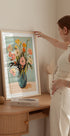 Colorful Flowers in Vase Plakat - Posterbox