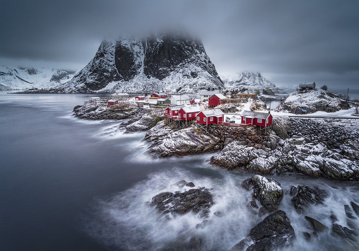 winter Lofoten islands Poster