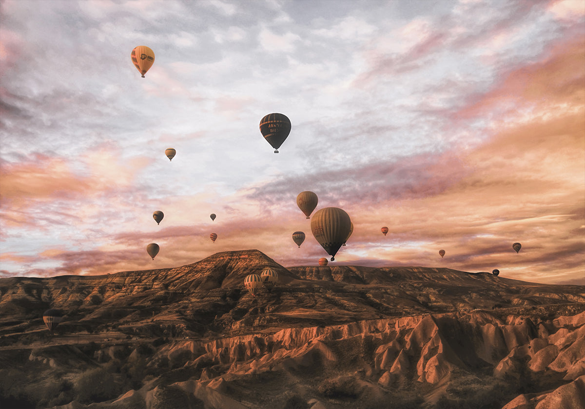 Cappodocia Hot air Balloon Poster