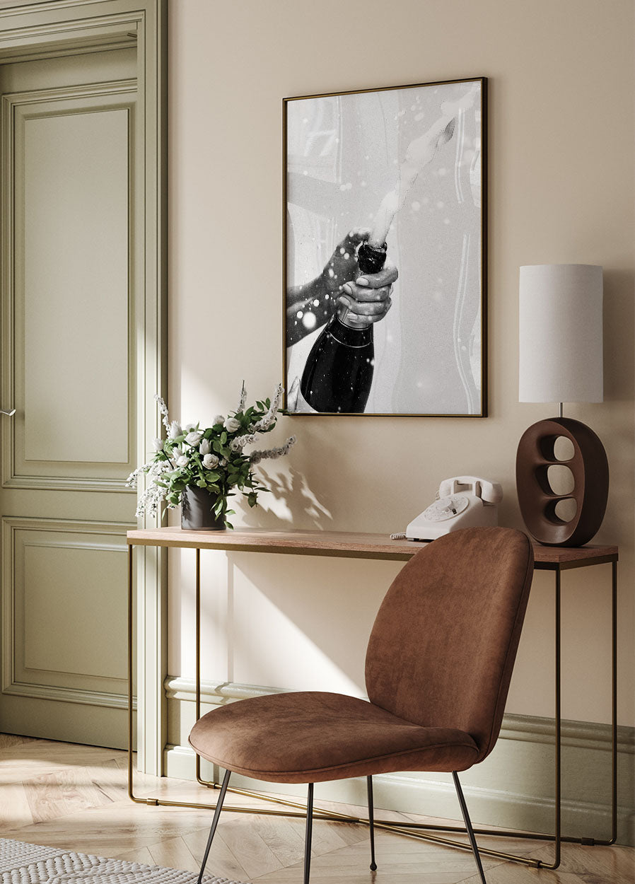 Champagne Bottle Poster - Posterbox.no