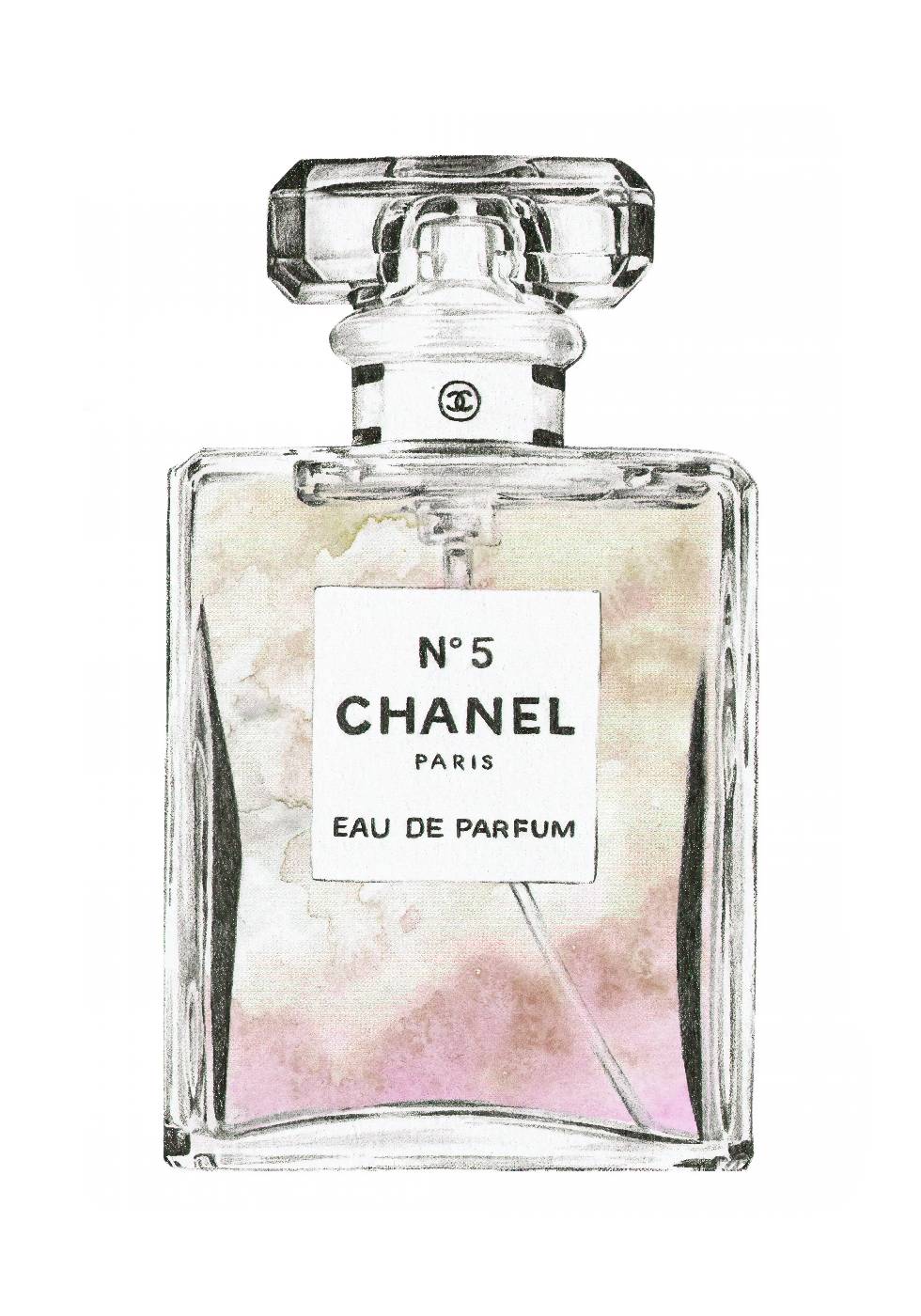 Pink Perfume Poster - Posterbox.no