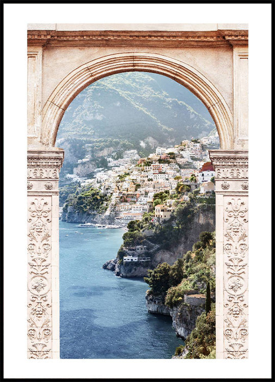 Amalfi Arch Poster - Posterbox.no