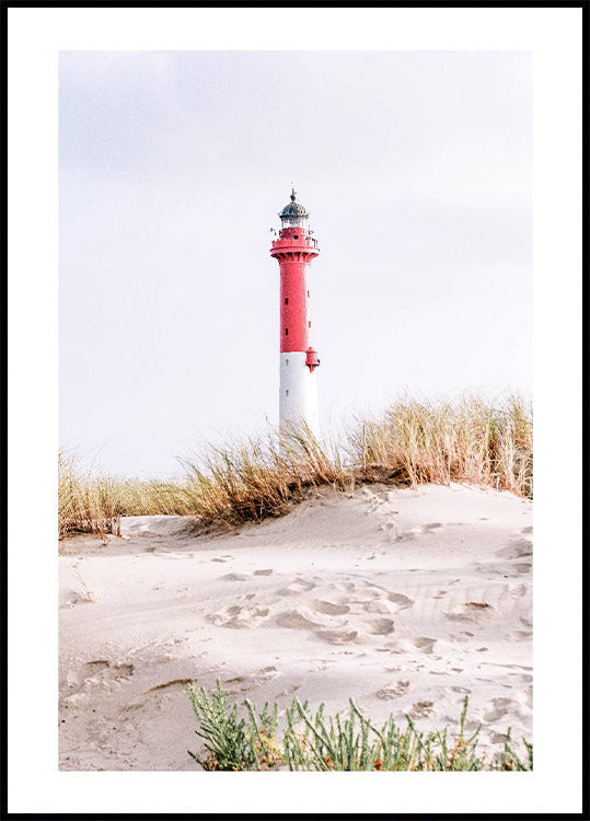 Beach Lighthouse Poster - Posterbox.no