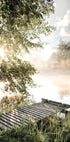Foggy Summer Lake Poster - Posterbox.no