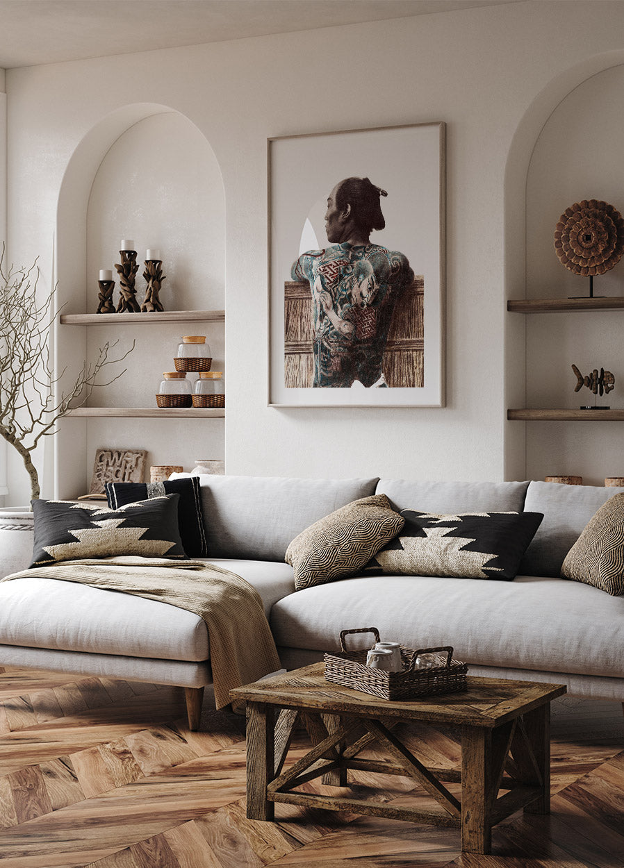 Tattoo By Kusakabe Kimbei Poster - Posterbox.no