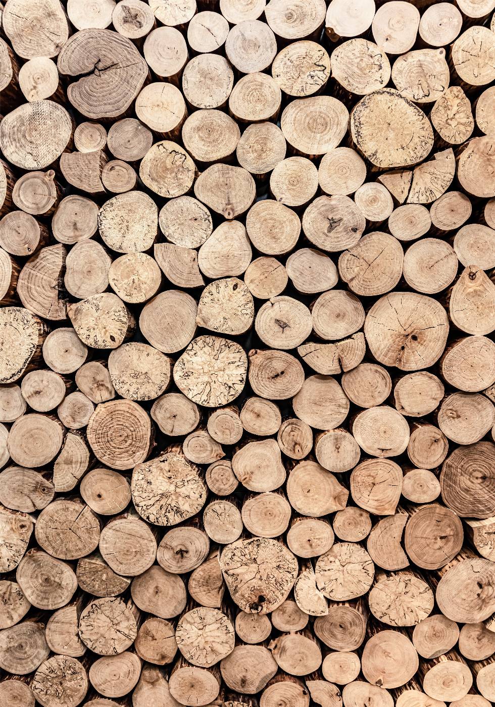 Wood Logs Poster - Posterbox.no