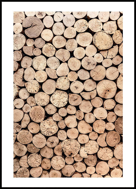 Wood Logs Plakat | Posterbox