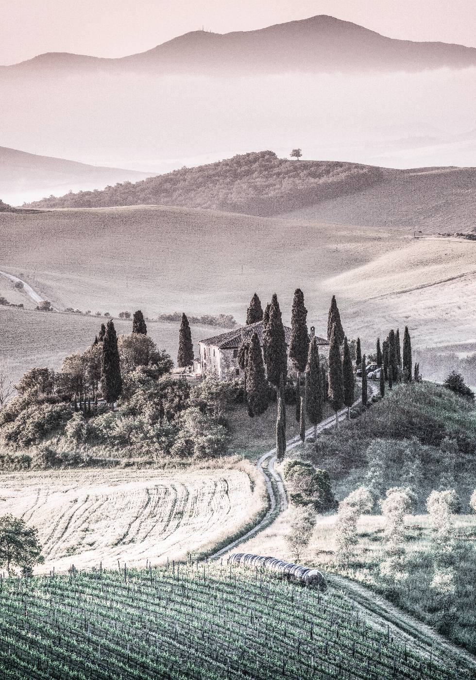Tuscany Hills Landscape Poster - Posterbox.no