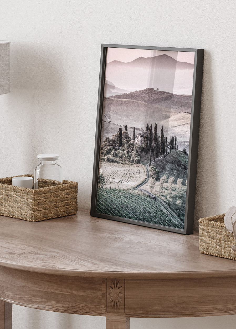 Tuscany Hills Landscape Poster - Posterbox.no