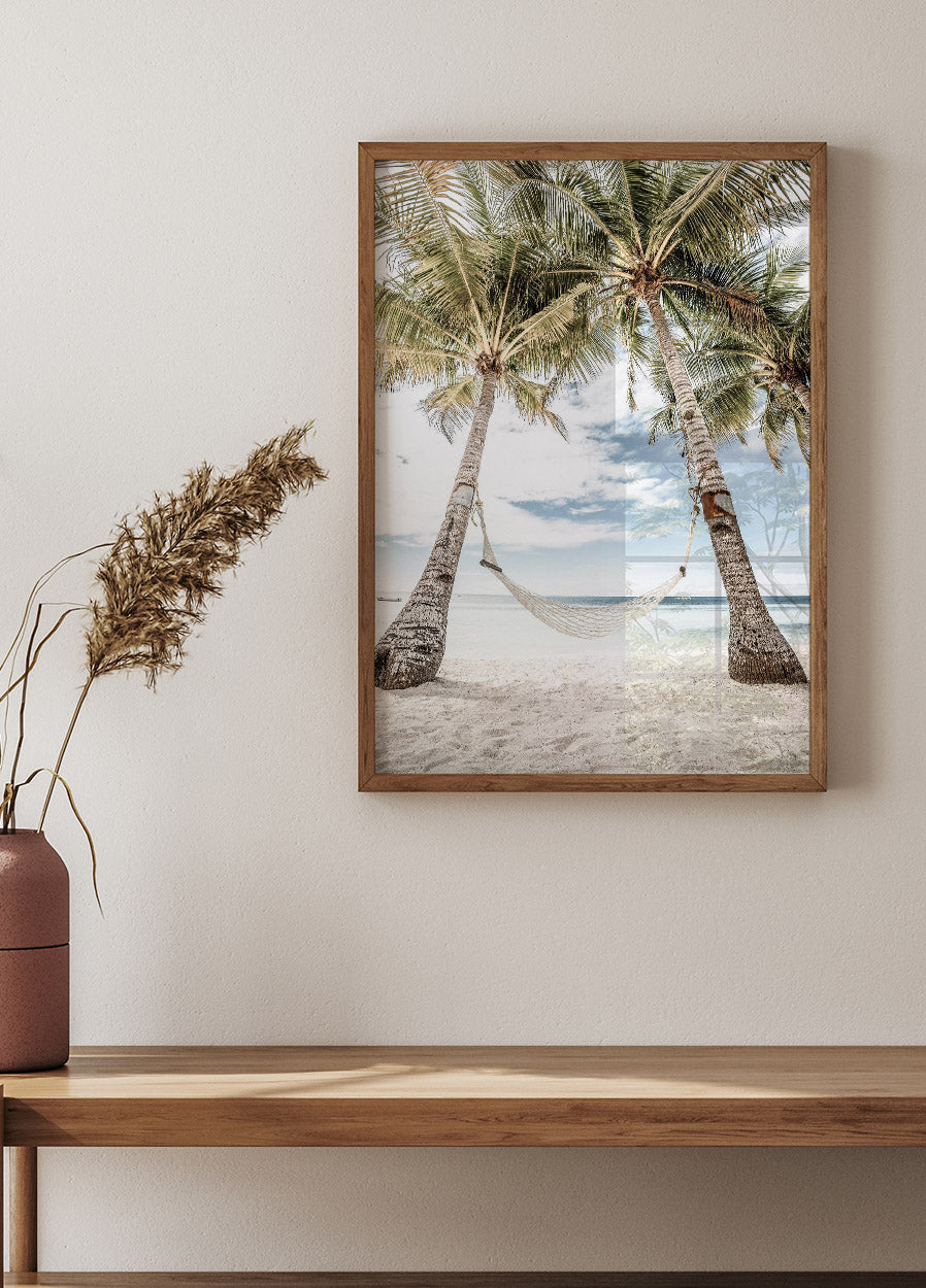 Hammock at the Beach Poster - Posterbox.no