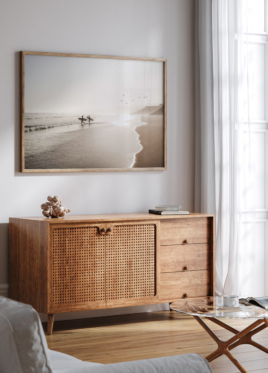 Calm Beach Surf Poster - Posterbox.no