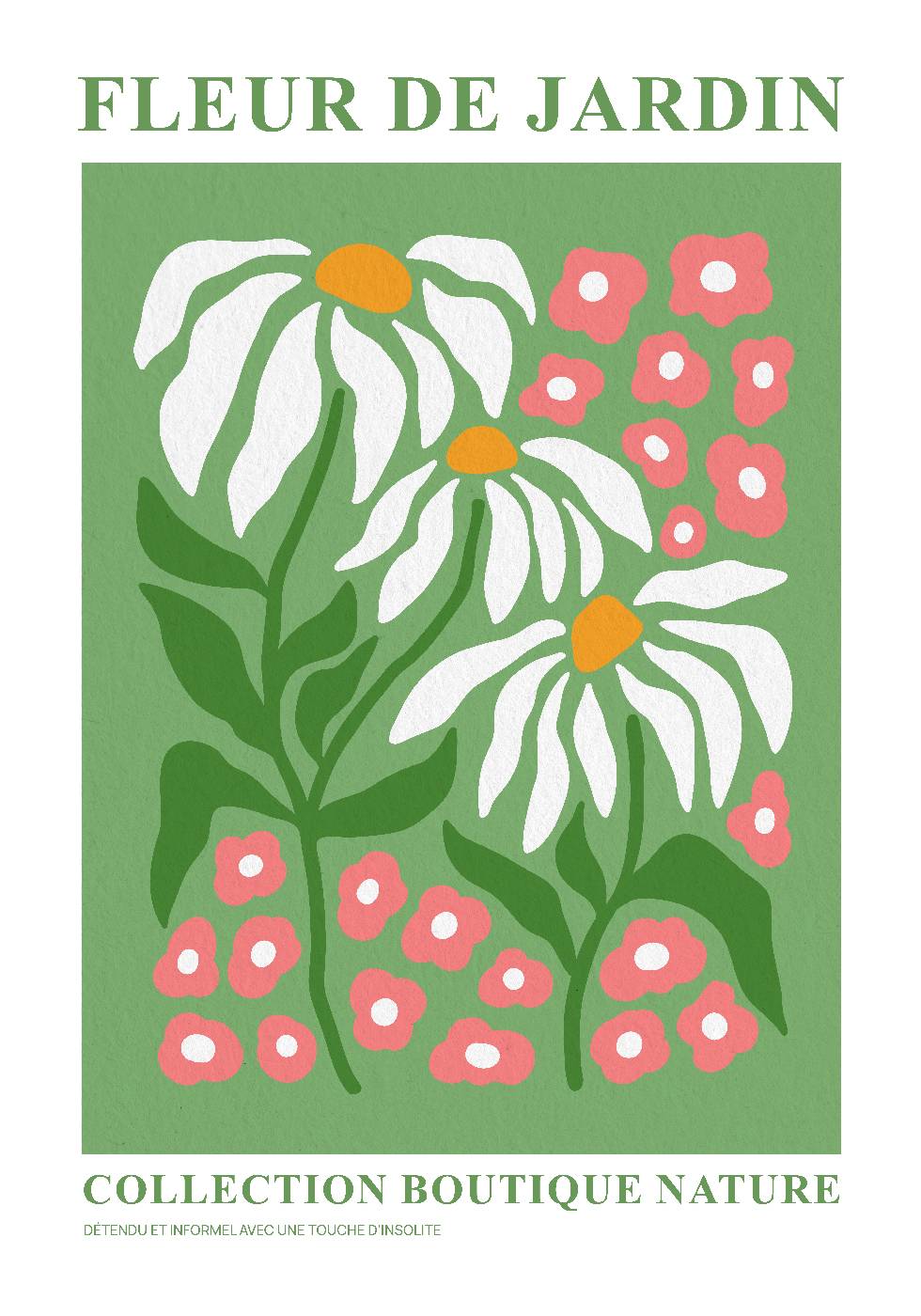 Fleur de Jardin Botanique v2 Poster - Posterbox.no
