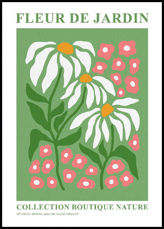 Fleur de Jardin Botanique v2 Poster - Posterbox.no
