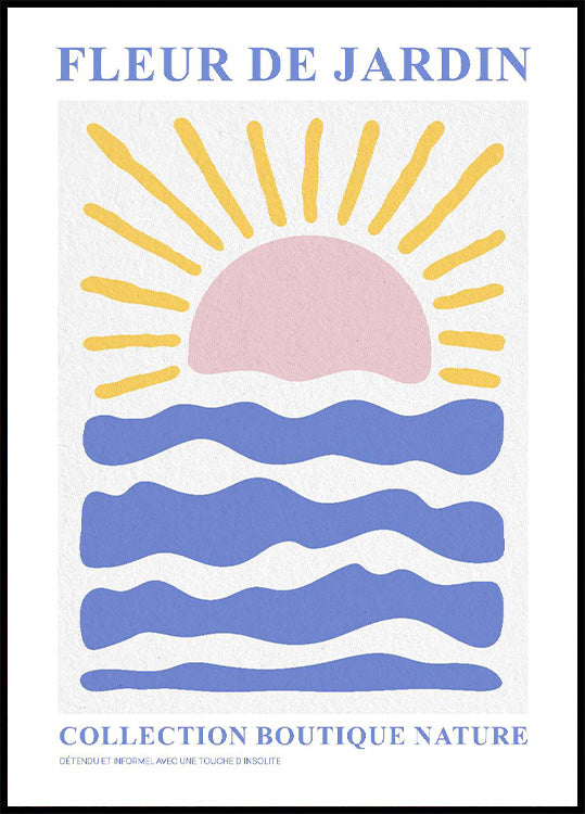 Fleur de Jardin Botanique v1 Poster - Posterbox.no