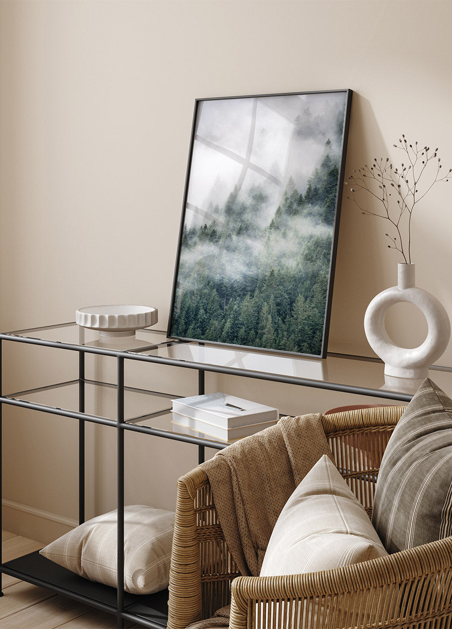 Tree Top Fog Poster - Posterbox.no