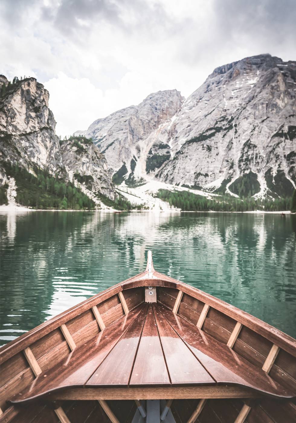 Peaceful Lake Braies Poster - Posterbox.no