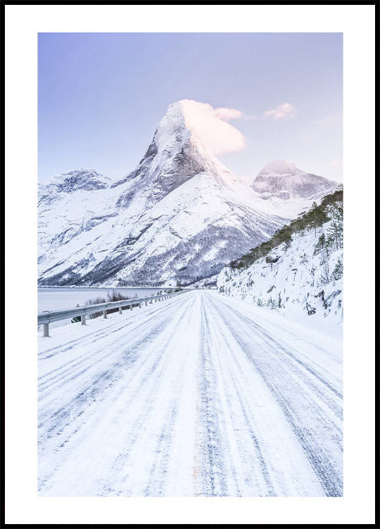 Sunrise at Stetind Mountain Poster - Posterbox.no