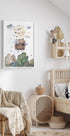 Bear Friends In Hot Air Balloon Nursery Poster - Posterbox.no