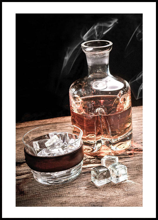 Glass of Whiskey Poster - Posterbox.no