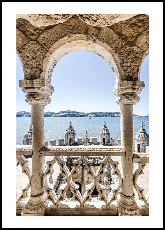 Balcony to the Tagus River Portugal Poster - Posterbox.no