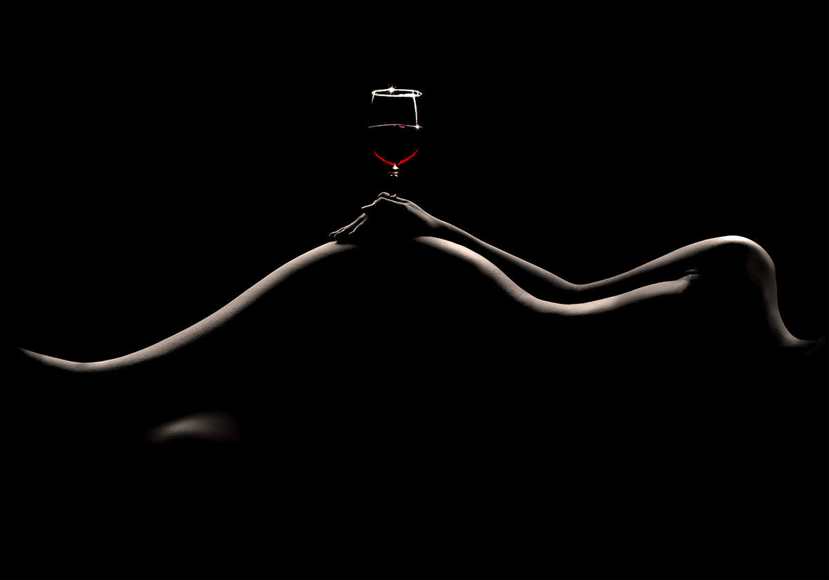 Bodyscape: Wine Tasting Poster