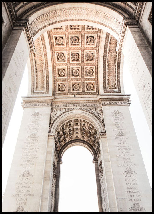 The Arc de Triomphe in Paris Poster - Posterbox.no