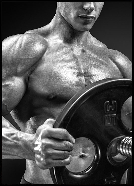 Unleash Your Strength with Weight Training Poster - Posterbox.no