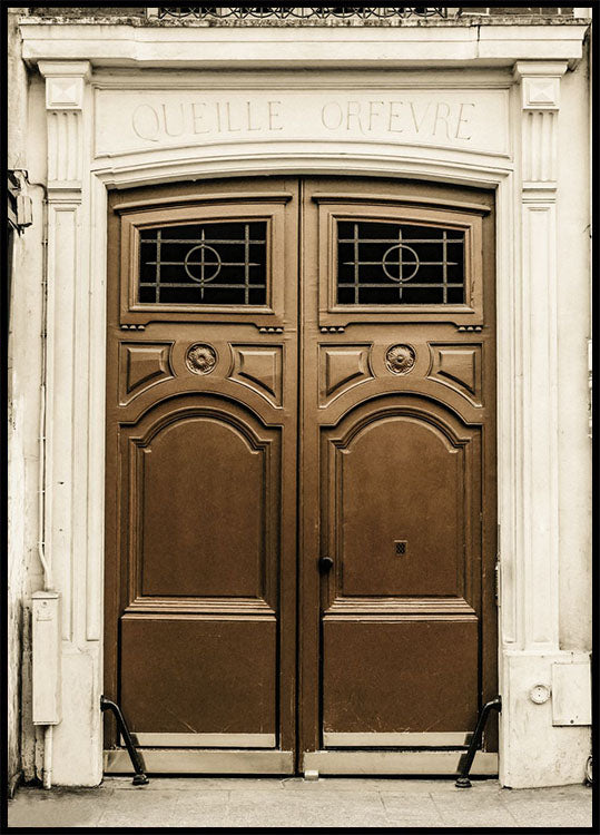 Front Door in Paris Poster - Posterbox.no