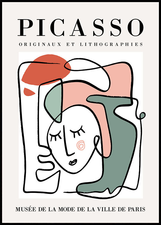 Pablo Picasso - Lithographie Poster - Posterbox.no