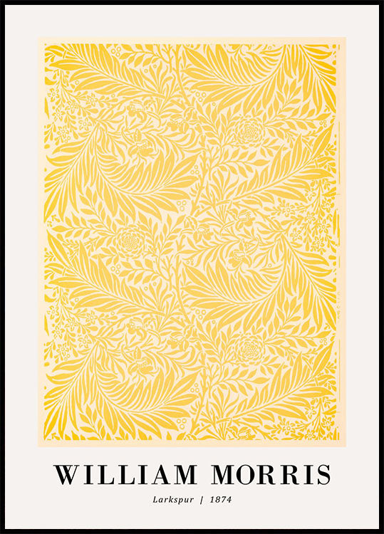 William Morris Larkspur 1874 Poster - Posterbox.no