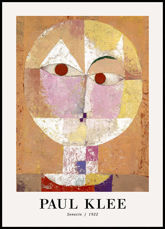 Senecio 1922 By Paul Klee Poster - Posterbox.no
