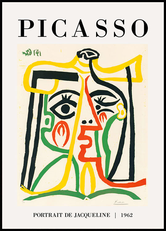 Pablo Picasso - El Rostro Poster - Posterbox.no