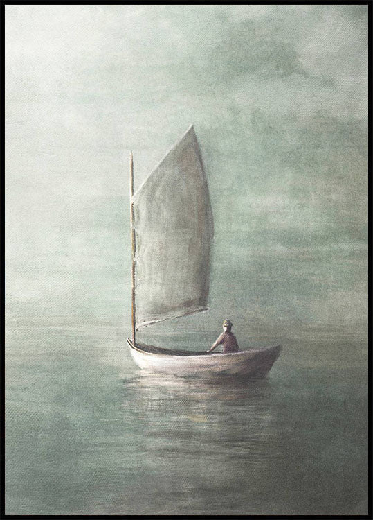 Sailing Towards Infinity Poster - Posterbox.no