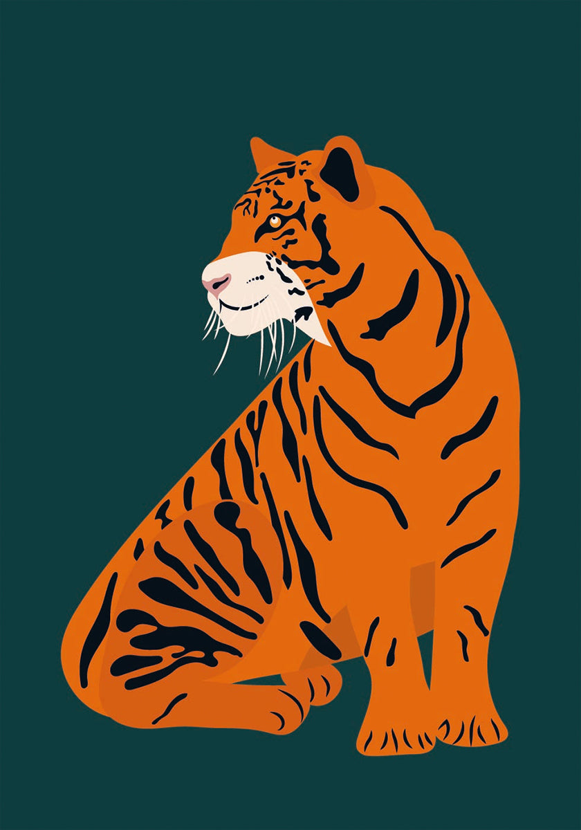 Majestic Tiger Poster