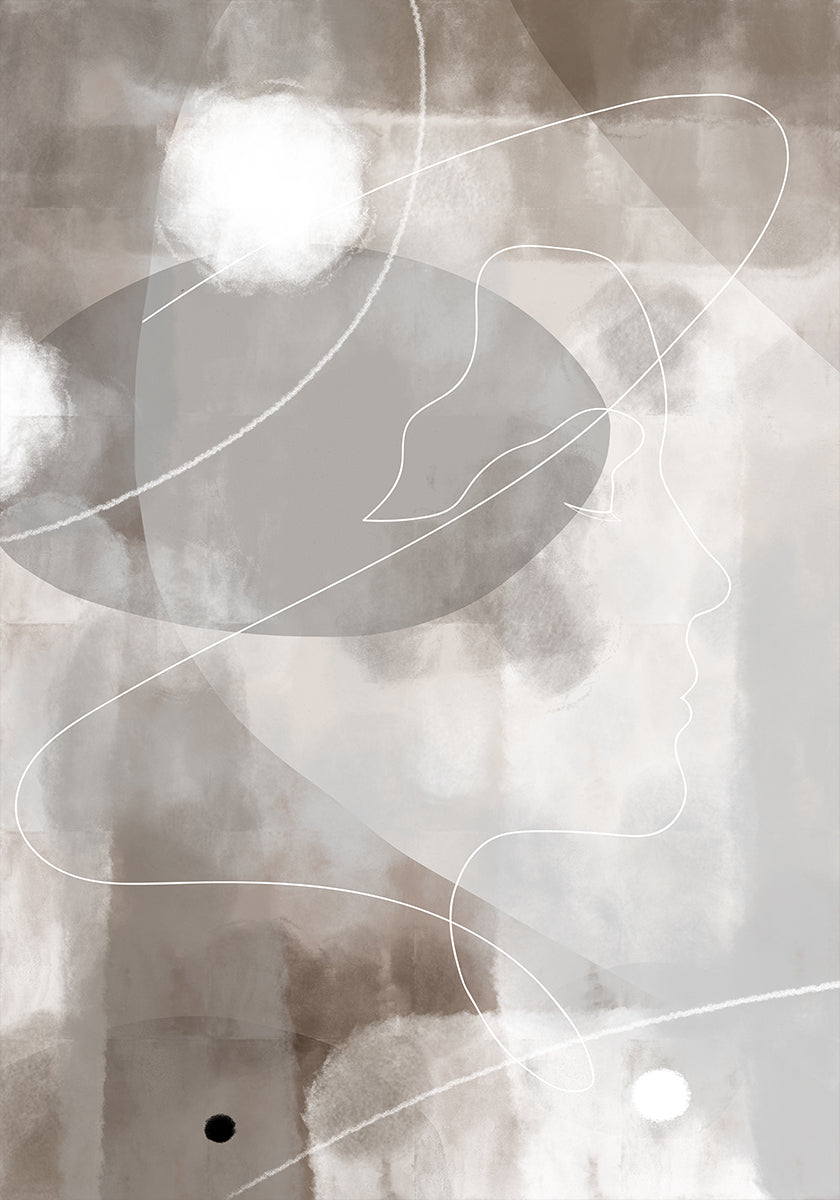 Abstract Profile Poster