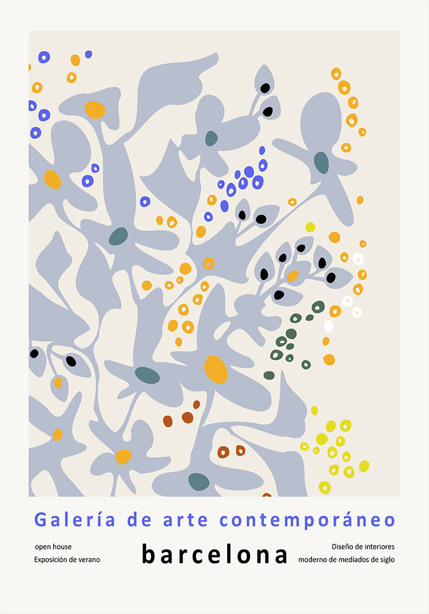 Contemporary art gallery Barcelona design and interior (NEW) - Posterbox