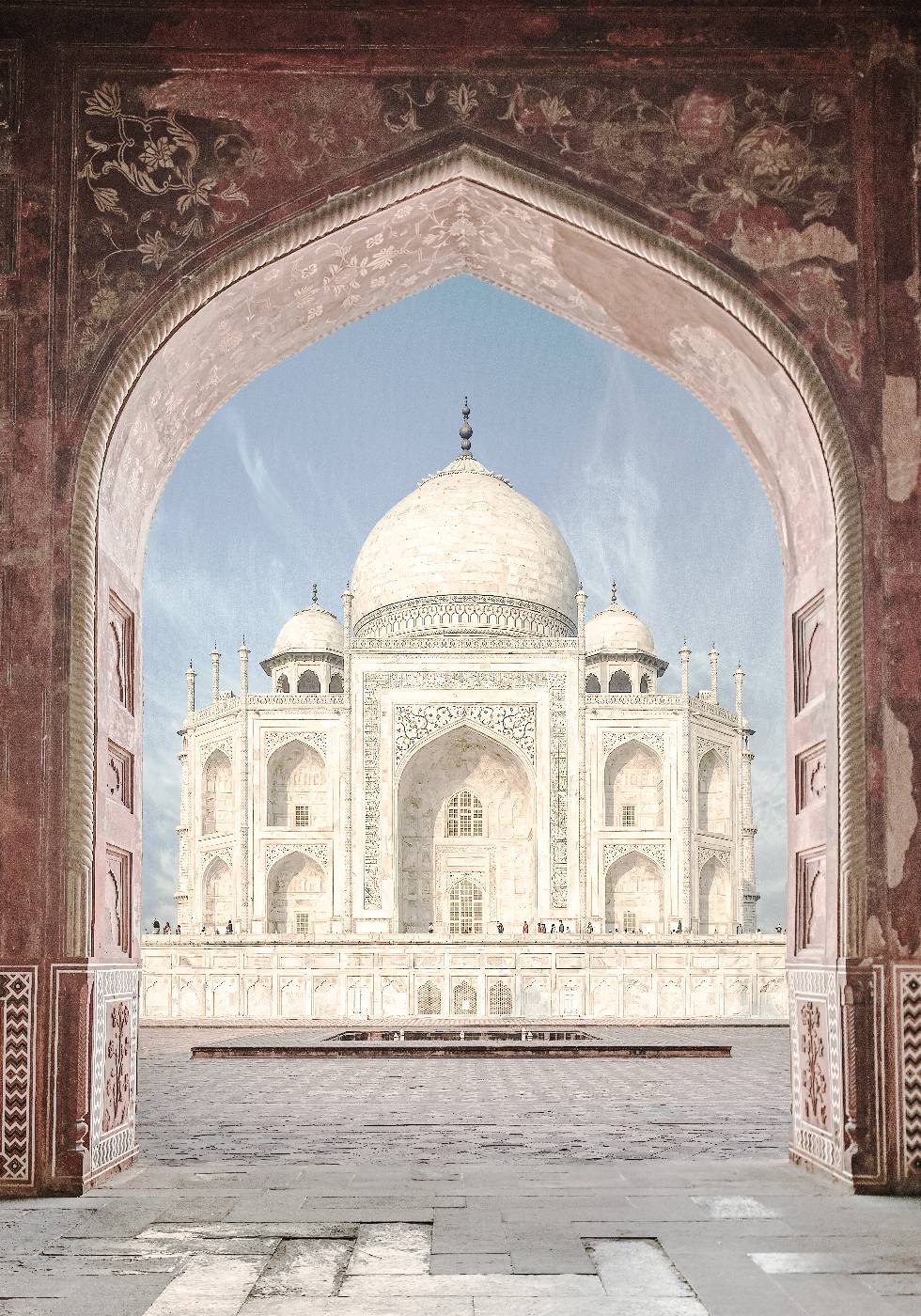 Taj Mahal India Agra Arc Poster - Posterbox.no