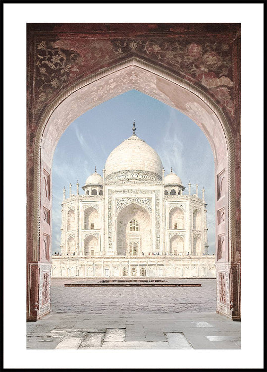 Taj Mahal India Agra Arc Poster - Posterbox.no
