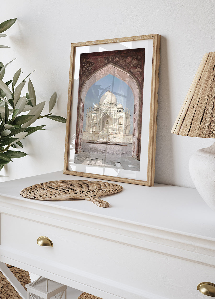 Taj Mahal India Agra Arc Poster - Posterbox.no
