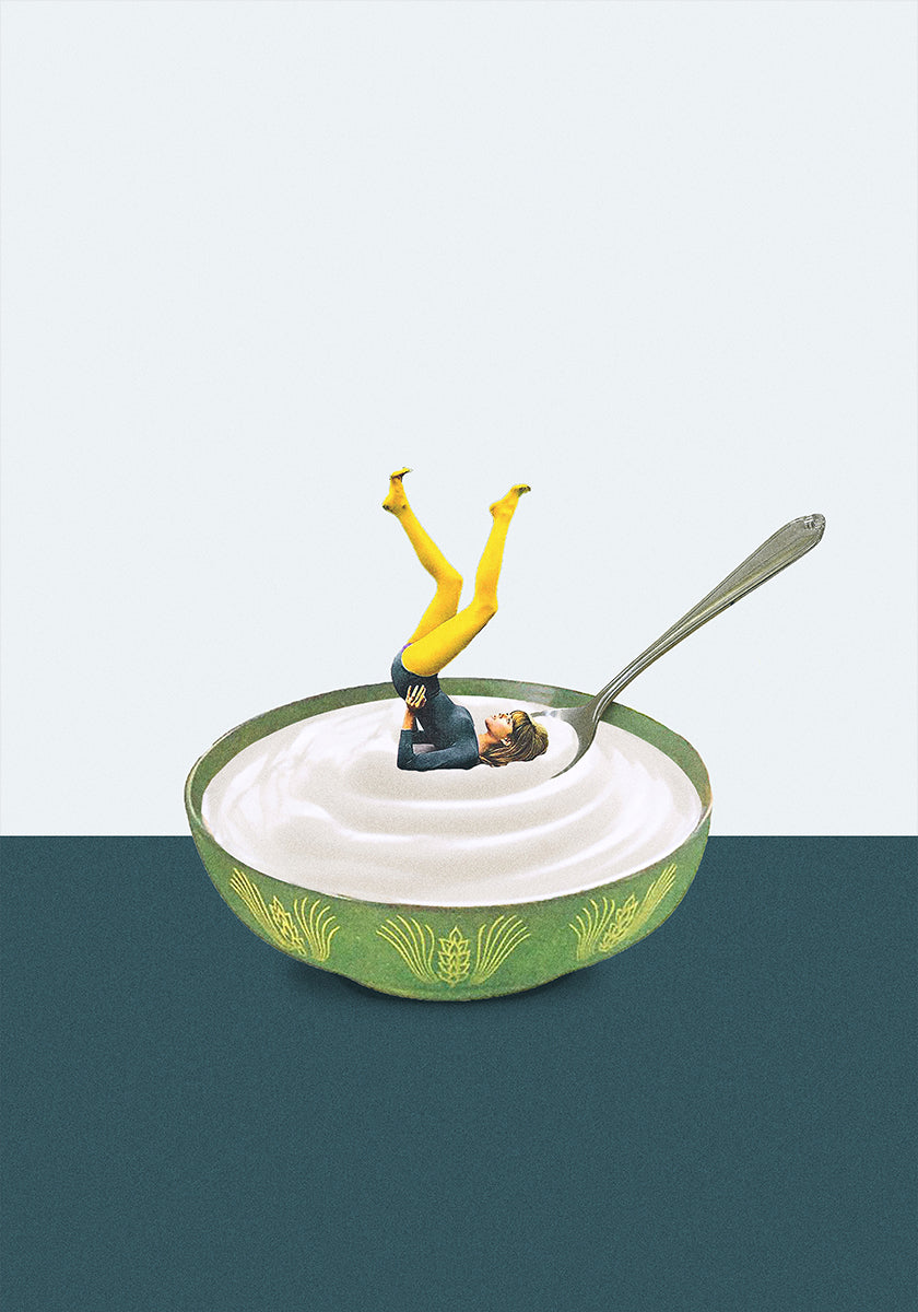 Yoga in my yogurt Poster