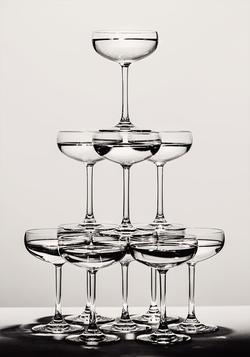 Champagne tower_6 Poster