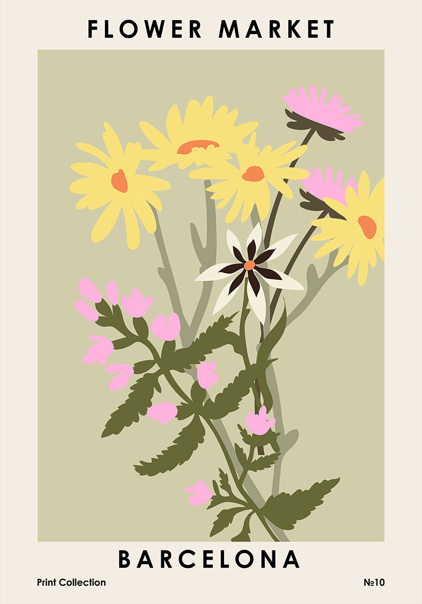 Flower Market Barcelona (NEW) - Posterbox