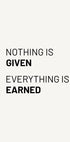 Nothing is Given Poster - Posterbox.no