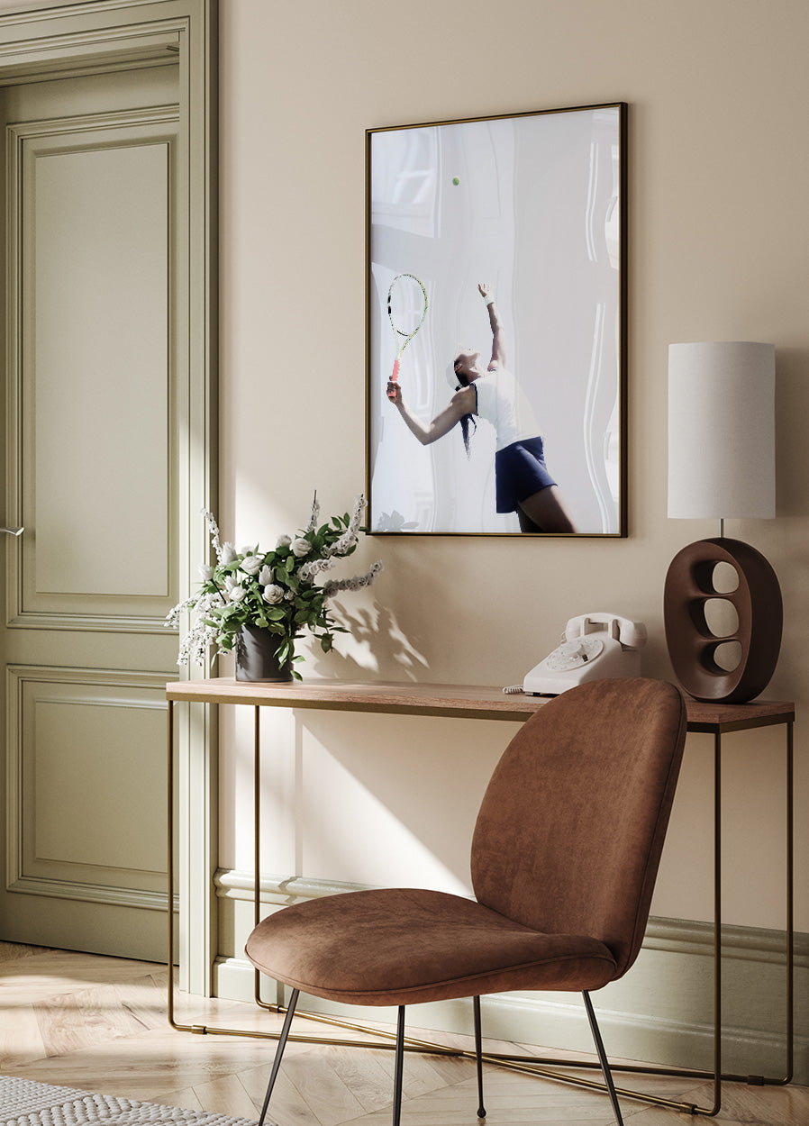 Ready to Hit Tennis Poster - Posterbox.dk