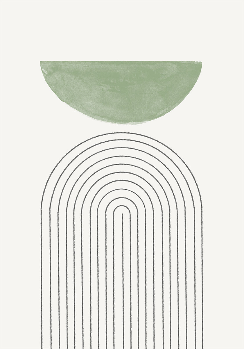 Curved Harmony Poster