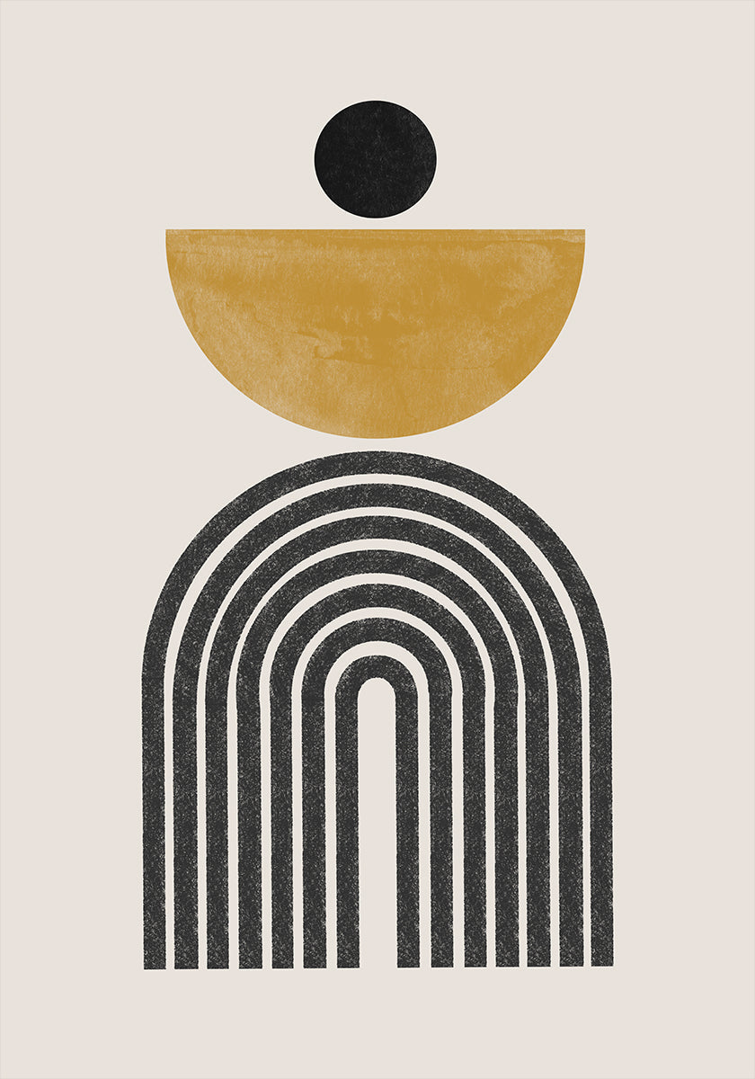 Geometric Harmony Poster