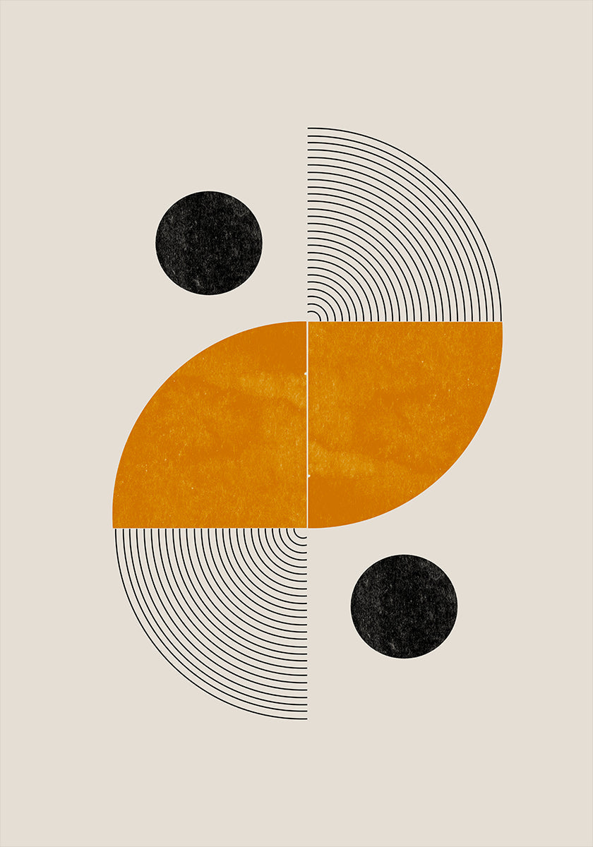Geometric Harmony Poster